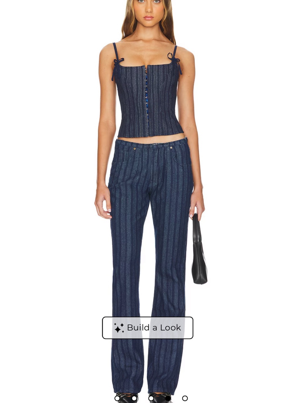 Charismatic Jeans in Dark Striped Denim
LIONESS